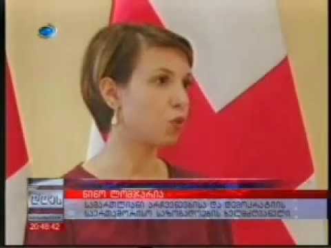 ნინო ლომჯარიას  შეხვედრა საქართველოს პრეზიდენტთან