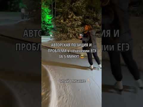 Авторская позиция и проблема на сочинении ЕГЭ по русскому за 5 минут | insperia