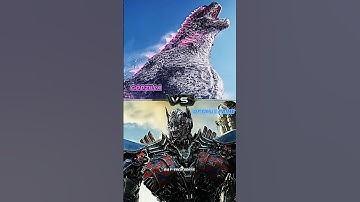 GODZILLA VS OPTIMUS PRIME #godzilla #godzillavskong #optimusprime #transformers #shorts #ytshorts
