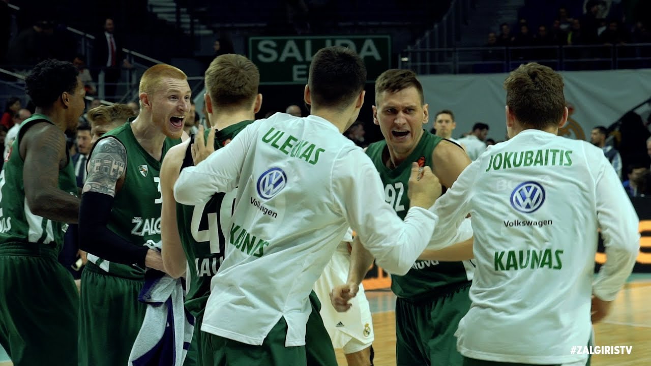 #SlowMotion: Zalgiris wins in Madrid and advances to the playoffs!