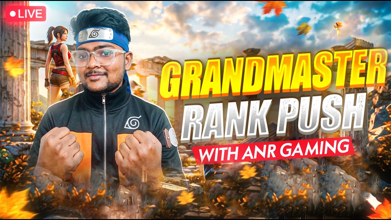 Grandmaster Live Rank Push Free Fire Telugu - Anr Gaming - YouTube