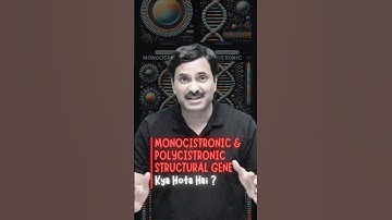 Monocistronic & Polycistronic Structural Gene | Explained ✔️ #neet #drnsjain #biology
