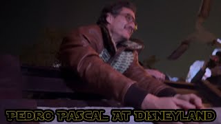Pedro Pascal, Dave Filoni,Sigourney Weaver and John Favreau at Disneyland