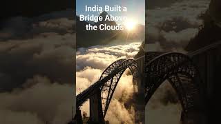 India Built a Bridge Above the Clouds” #travelIndia #ChenabBridge #TravelShorts #Geography #Shorts