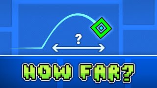 How Far Can Geometry Dash Icons Jump at Different Speeds? (Part 1 - Cube)