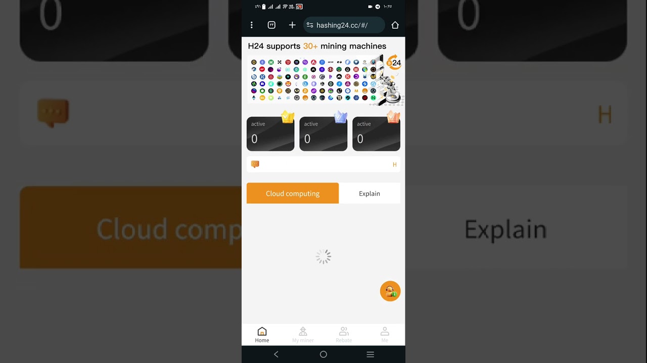 منصة ربح مجاني جديدة Hashing 24 