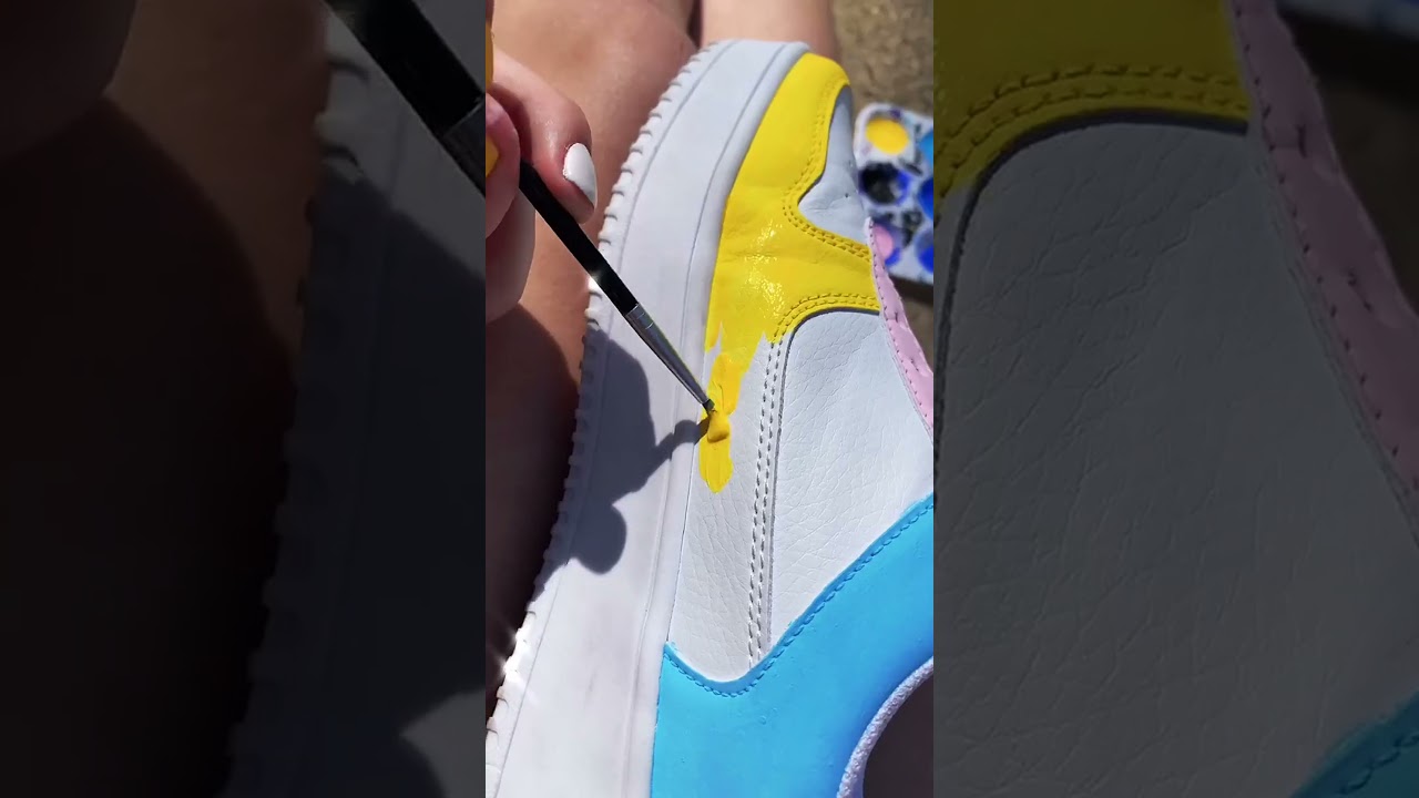 Transform Walmart Shoes with Pastel Paints 