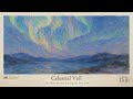 Celestial Veil | Aurora Over Frozen Peaks 4K | Relaxing Piano for Focus, Sleep & Emotional Stillness