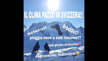 Quanti giorni piove in media in un anno in Svizzera?