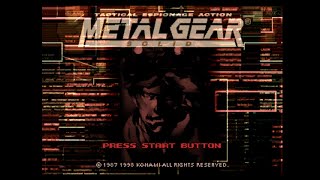 Metal Gear Solid: Opening & Title Screen