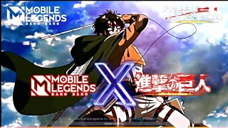 INTRO MOBILE LEGENDS X ATTACK ON TITAN KEREN (LEVI ACKERMAN)