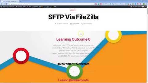 SFTP and Google Search Console verify in Google Cloud Platform