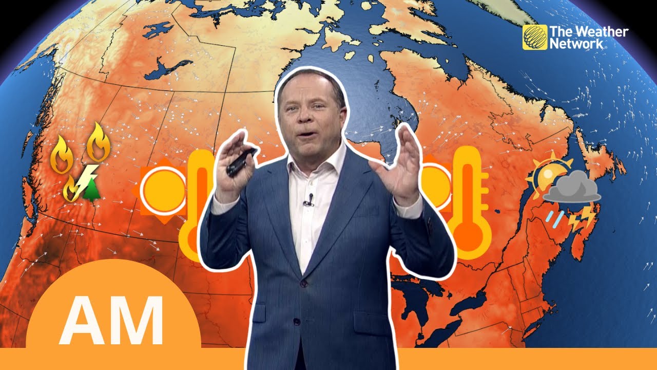 Weather AM: Hot Weather Persists Into The Long Weekend - YouTube