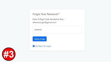 How To Make Social Media Website Using PHP - Email Verification System With OTP #3