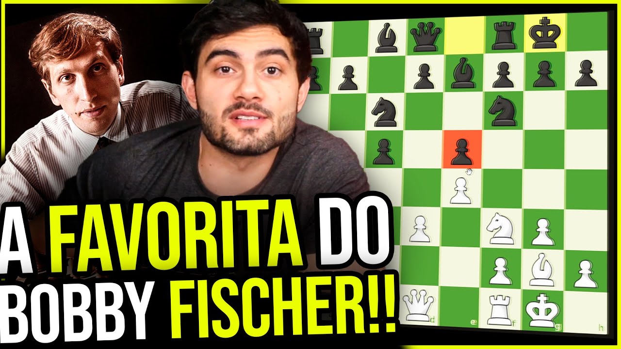 UM NOVO GAMBITO LENDÁRIO NO XADREZ? - Desafio Rapidchess Bobby Fischer  (Episódio 10) 