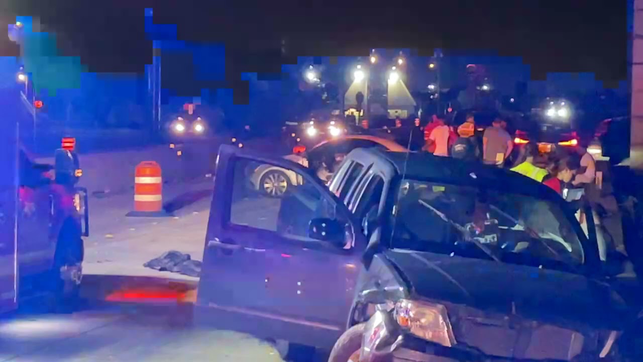 Seabrook,Tx. Major Accident on Hwy 146 Bridge 6621 YouTube