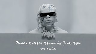 Gunna &amp; Chris Brown - die alone (feat. Yung Bleu) [Lyric Video]