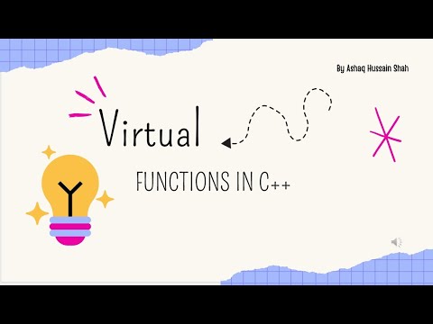 virtual function in C++ - YouTube