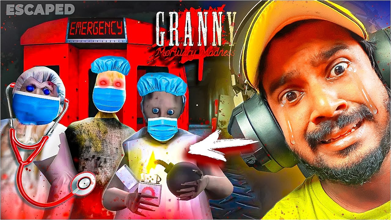TRAIN 🚂 ESCAPE FROM GRANNY'S MORTUARY 😱😨| GRANNY 4 MORTUARY MADNESS #horrorgaming #gameplay #granny