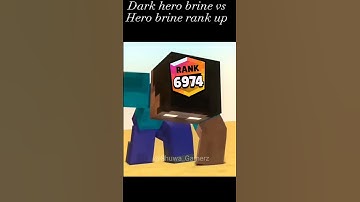 Dark Herobrine vs Herobrine Rank up #viralvideo