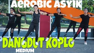 Senam aerobik dangdut koplo gampang tapi keren musiknya pas