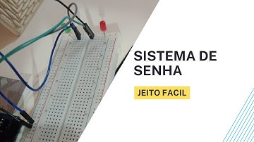 Sistema verificador de senha com Arduino | Teclado matricial 4x4