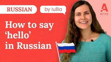 How to say hello in Russian