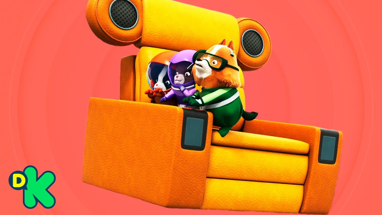 Sofá alienígena no espaço | Agente Binky Ao Resgate! | Discovery Kids Brasil