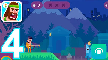 Bowmasters - Gameplay Walkthrough Part 4 - Apple Shooting (iOS)