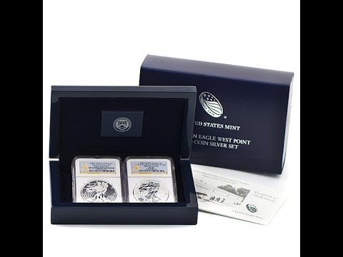 2013 SP69/PF69 NGC WMint Silver Eagle Dollar 2Coin Set