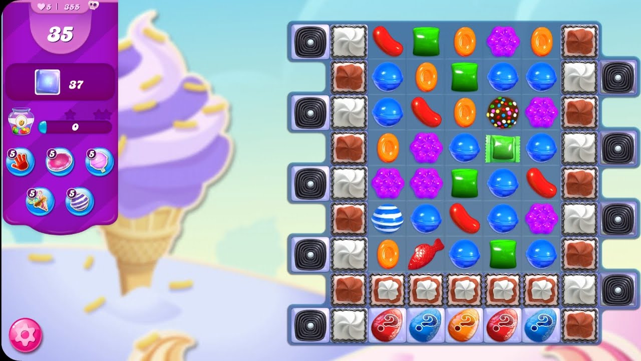 Candy crush saga level 355 - YouTube