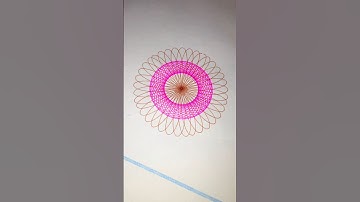 The Make Spirograph Drawing Art | #shorts #spirograph #Atik_Mia_official