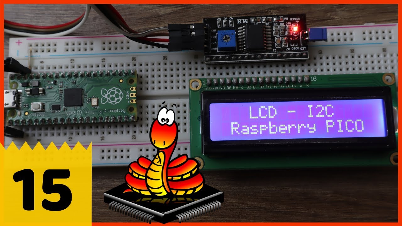 Lcd I C Raspberry Pi Pico Esp Esp Micropython Youtube