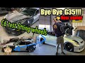 Supercharged G35 goes bye bye!!! Test fitting wheels on the widebody C6 Corvette!!!