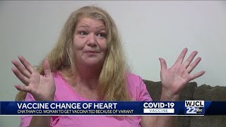 'Better late than never': Why a Chatham Co. woman changed her mind about getting vaccinated