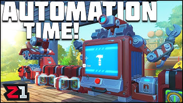 Base Improvements, Automation AND Destroyed By a TAPE BOT?! Scrap Mechanic Survival Ep.6 | Z1 Gaming