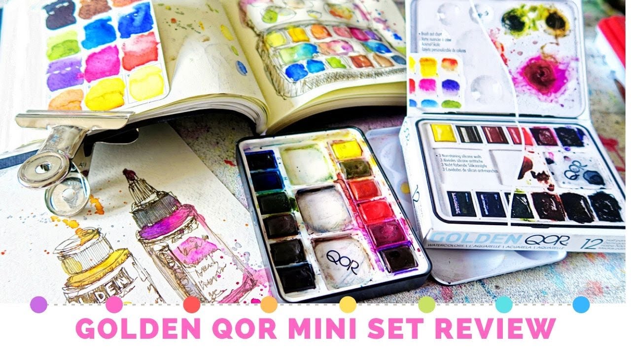 Watercolours: Golden QoR Watercolours (review)