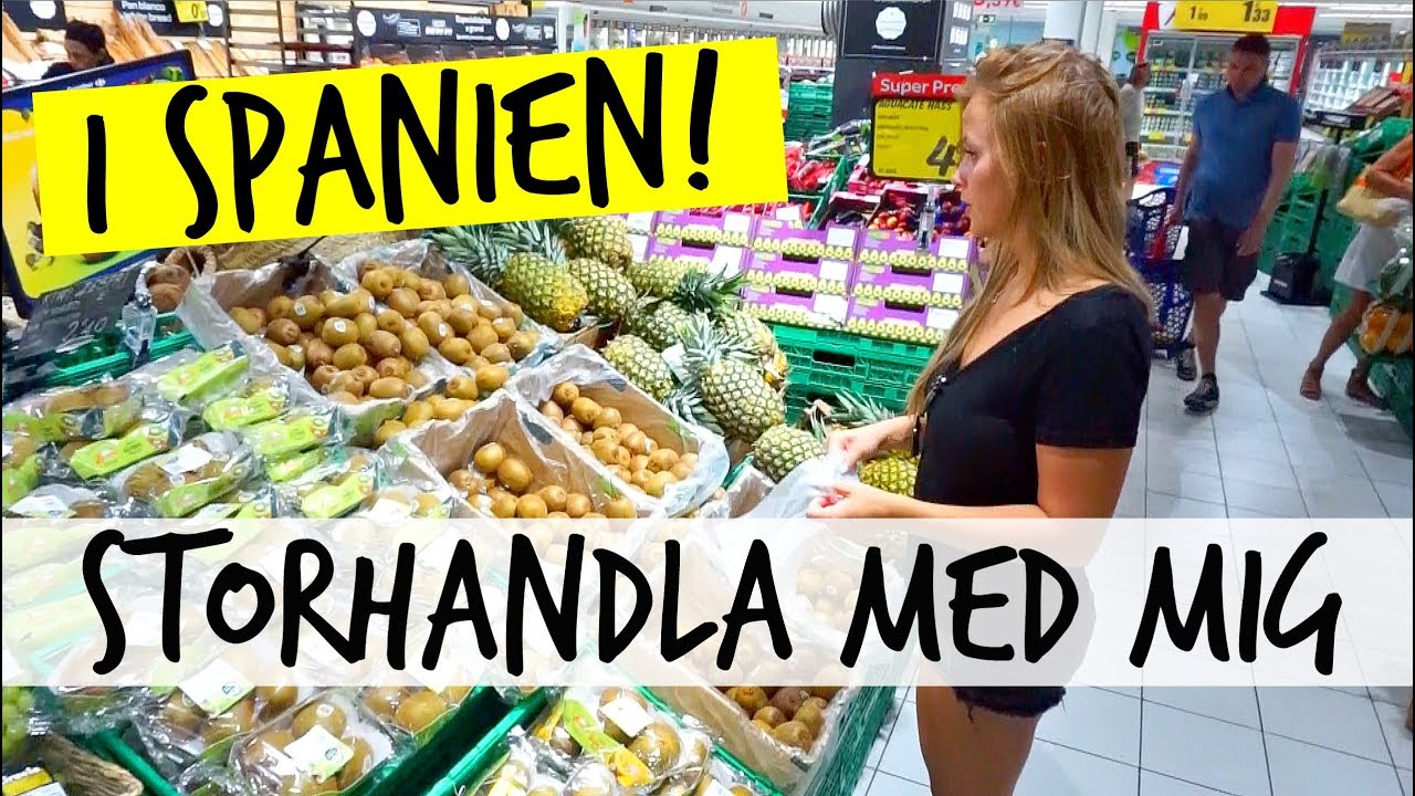 VLOGG  | Storhandla med mig i SPANIEN