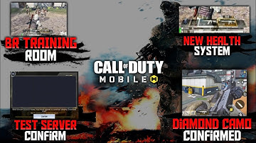 Season 13 Test Server Leaks Cod Mobile | New Health System | Br Training Room | Diamond Camo Confirm