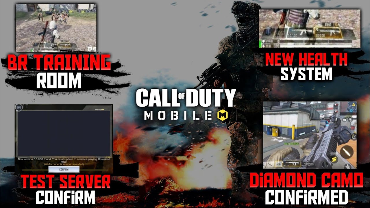 Season 13 Test Server Leaks Cod Mobile | New Health System | Br Training Room | Diamond Camo Confirm