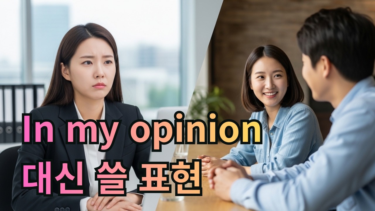 Day47. 의견 말할 때 In my opinion 을 안쓰는이유 , 내의견 표현 13개 문장   쉬운영어 , 영어말하기