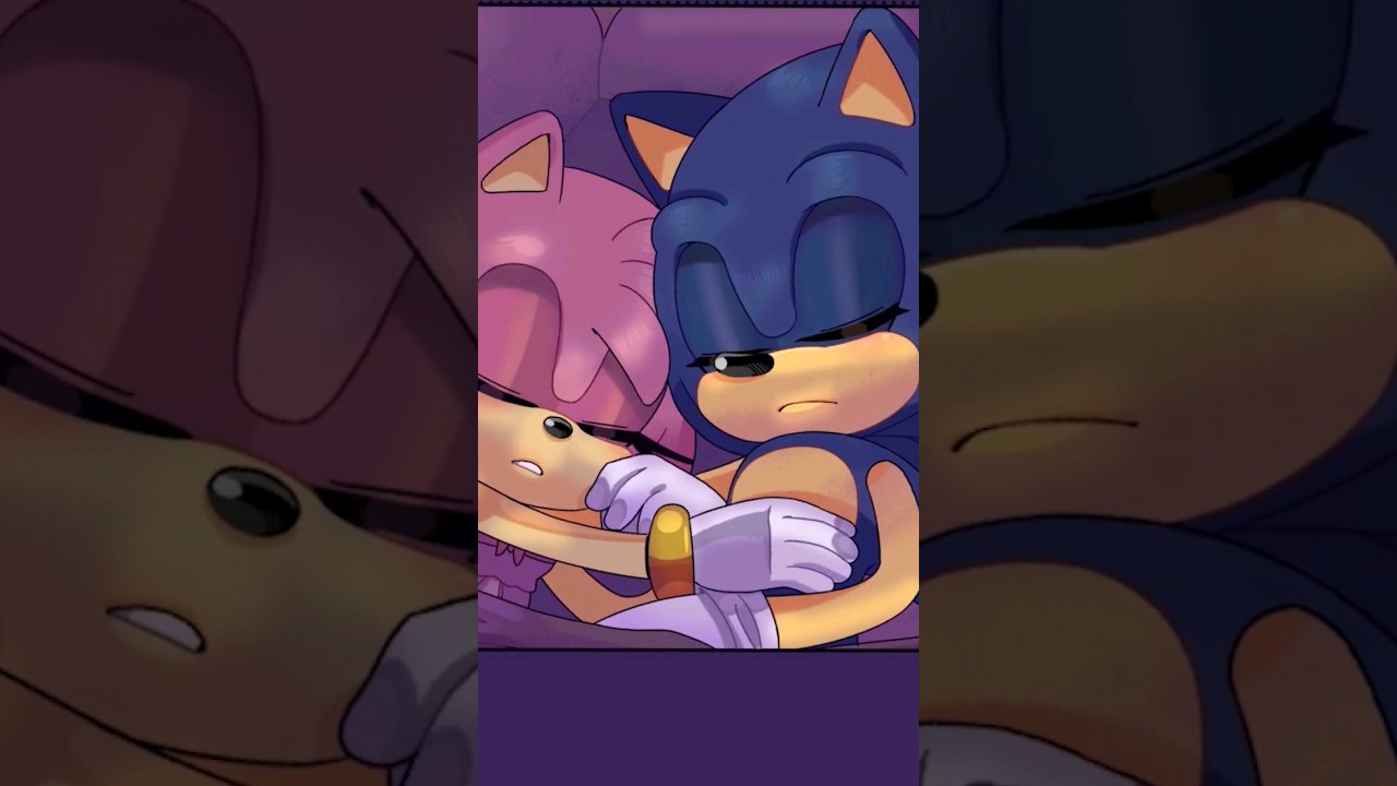 SonAmy Snuggle by Dani, Sonic the Hedgehog