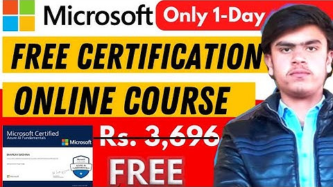 free microsoft certification courses 2022 || student & working || learn database for free