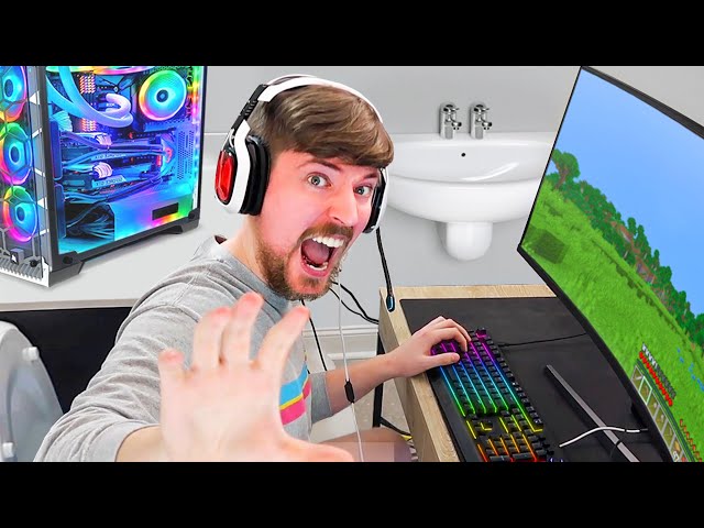 World's Best Bathroom Gaming Setup class=