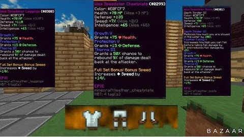 Unlocking The Speedster Armour And Finished It-Hypixel Skyblock