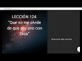 LECCION 124 UCDM
