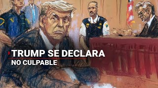 TRUMP se declara no culpable de 34 delitos graves ante la corte de Nueva York