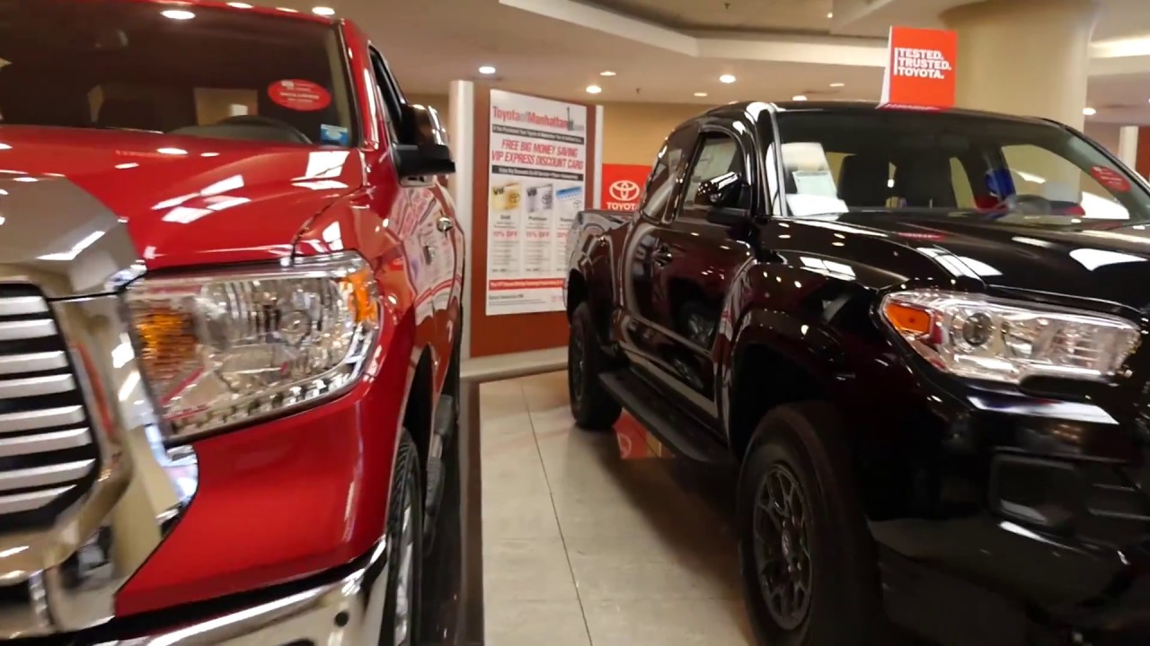 Toyota of Manhattan Price & Selection YouTube
