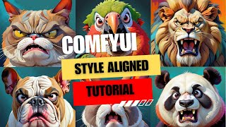 Style Aligned ComfyUI Workflow: Consistency Across Generations ✨