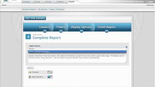 How To Setup And Run A Monthly Stop Report